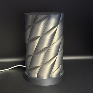 Spiral Weave Table Lamp - from the Prism and Plush Collection