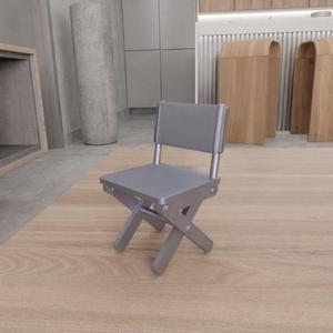3D Director Chair Decor as Stl File & Home and Living, Chair Decoration, Kids Toy, Miniature Chair, 3D Printing, Cool Chair