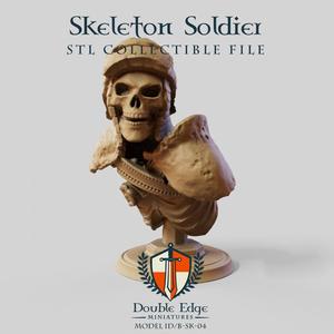 Skeleton Soldier bust