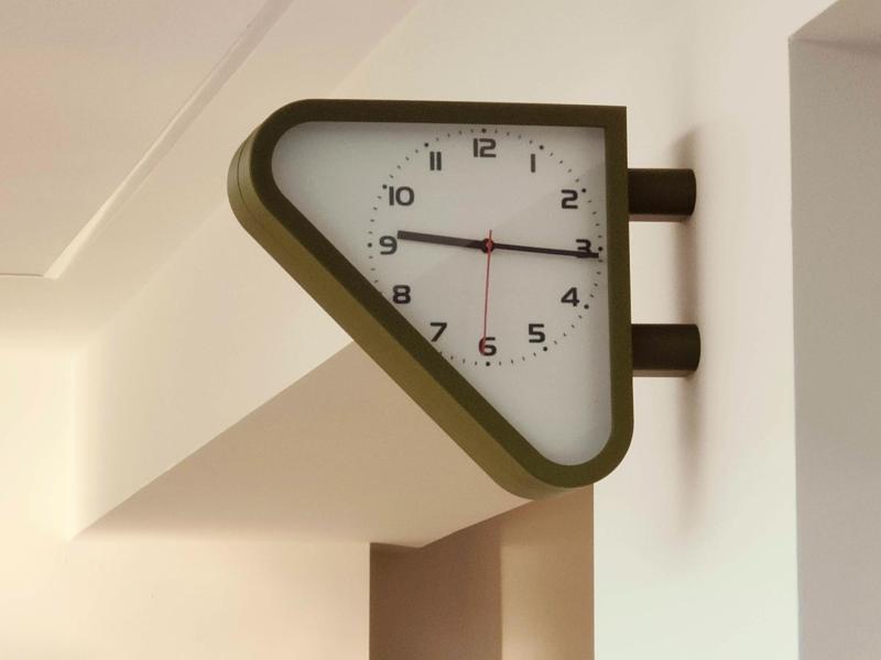 Maritime / Railway Double Sided Wall Clock