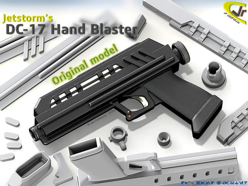 DC-17 Hand Blaster (Original Movie Realistic)