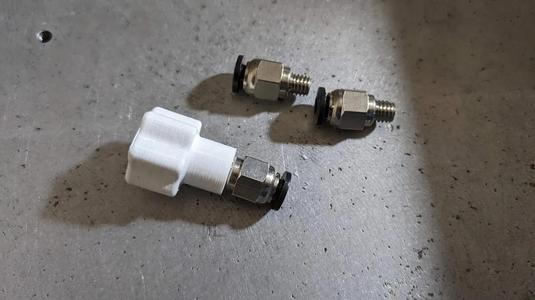 PTFE tube connector nut