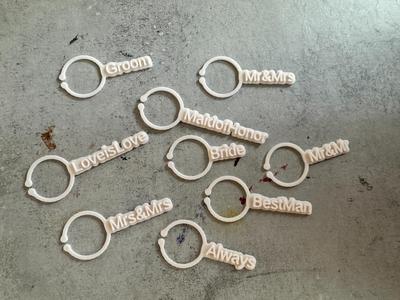 Wine Glass Name Tags –  SCAD Customizable!!
