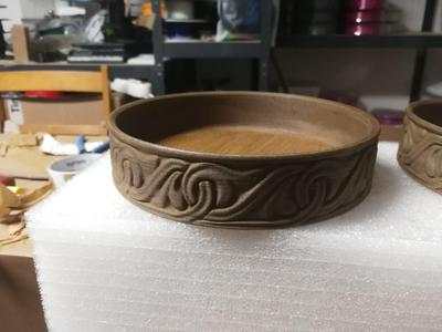 Wooden bowl Assassin’s Creed Valhalla Orlog Game