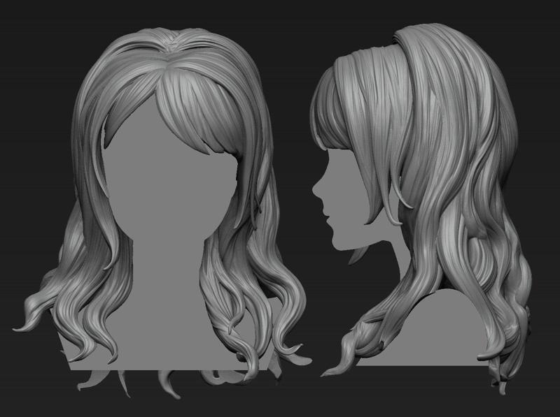 Hair 12 printable