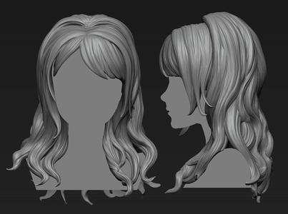 Hair 12 printable