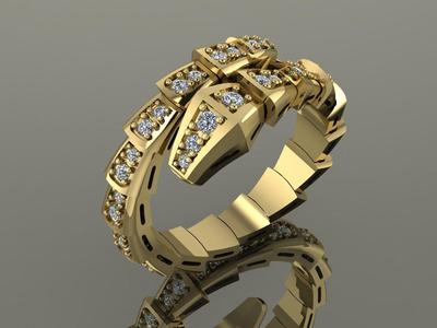 Bvlgari Snake Serpenti Ring
