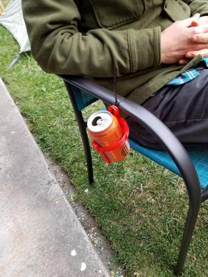 Zip Tie Cup Holder