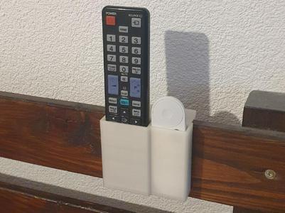 Hanging remote control bed stand