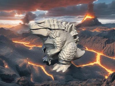Adorable Godzilla Universe Keychain