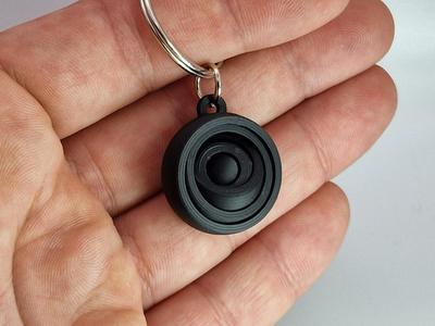 5-Ring Gyro Keychain: The Ultimate Fidget
