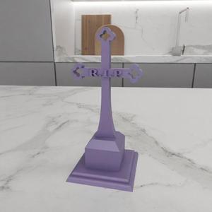 3D Cross Sign and Rip Decor with 3D Stl Files also Gifts for Her & Religious Cross, 3D Printing, Christian Sign, 3D Printed Decor, 3D Art