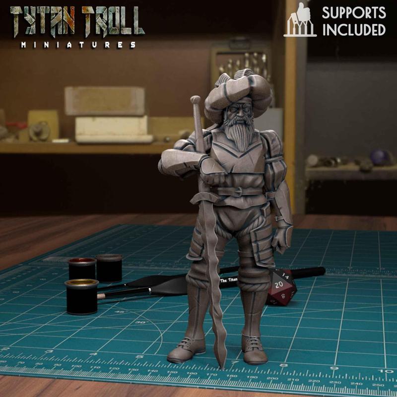 Mercenary Landsknecht Soldier 02 [Pre-Supported]
