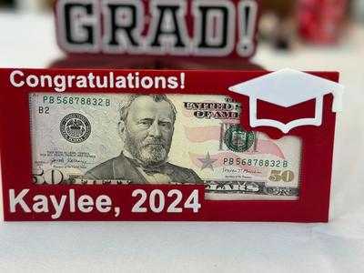 Customizable Graduation Money Holder Gift