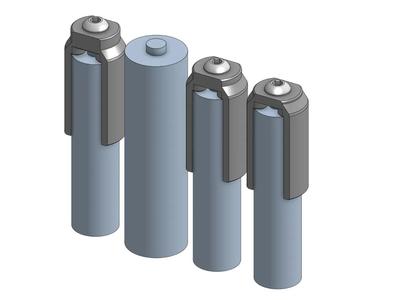 AAA to AA 1.5V Battery Adaptor