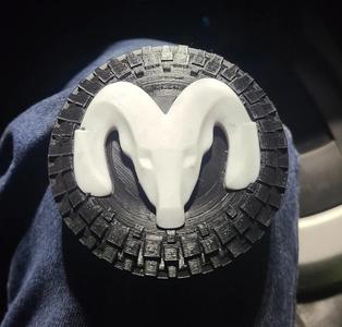 Ram cupholder Coaster