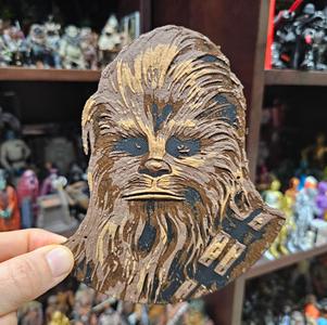 Star Wars (Inspired) “No Combs Allowed” HueForge Chewbacca