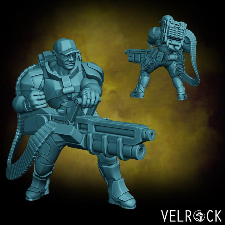Tempest Guardsmen Veteran Gunner 2 (PRESUPPORTED)