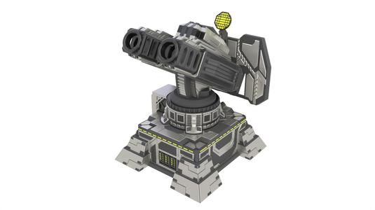 Sci-Fi Missile Turret