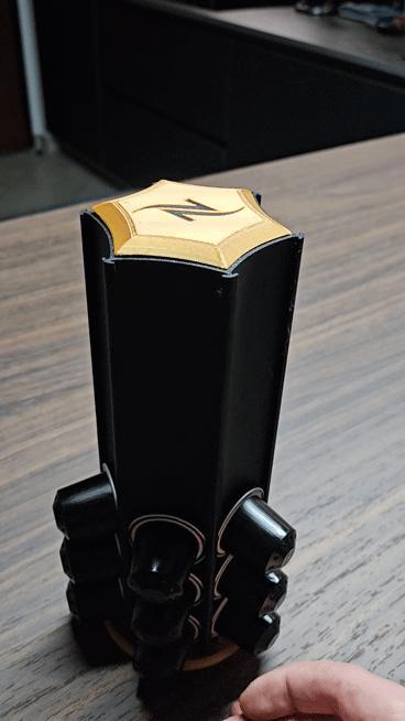 rotating Nespresso capsule holder
