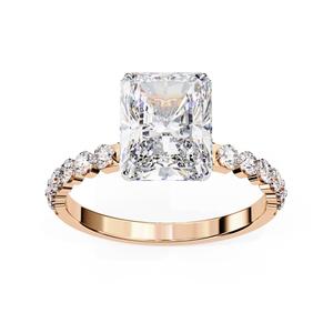 Solitaire Diamond Ring 360 animation renders 3dm stl