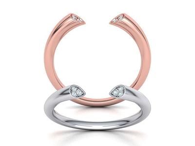 SOPHIA STACKABLE DIAMOND BAND RING  3dmodel
