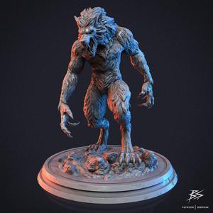 Werewolf statue