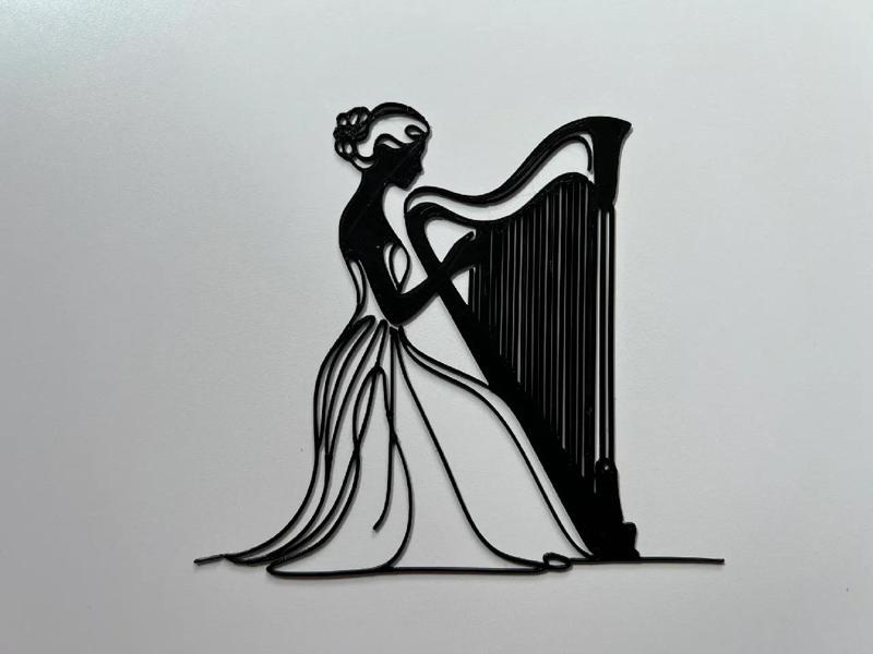 Harp Wall Art #1   