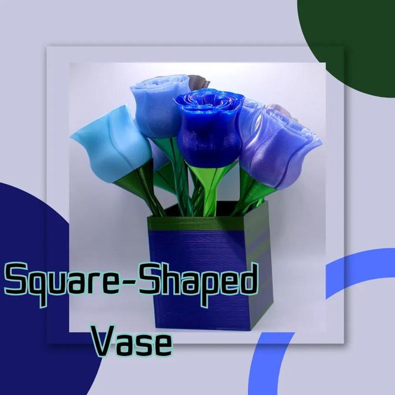 Square-Shaped Vase/Holder
