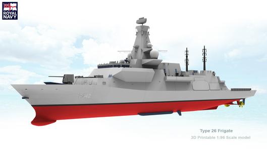 Type 26 City Class Frigate 3D print model