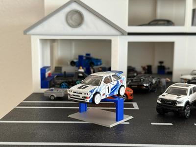 1/64 scale underfloor jack for Hot Wheels Matchbox