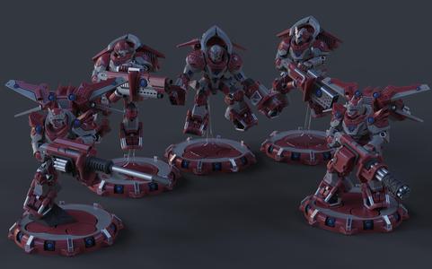 Interceptor Jump Units – Cyber Samurai Dynasty
