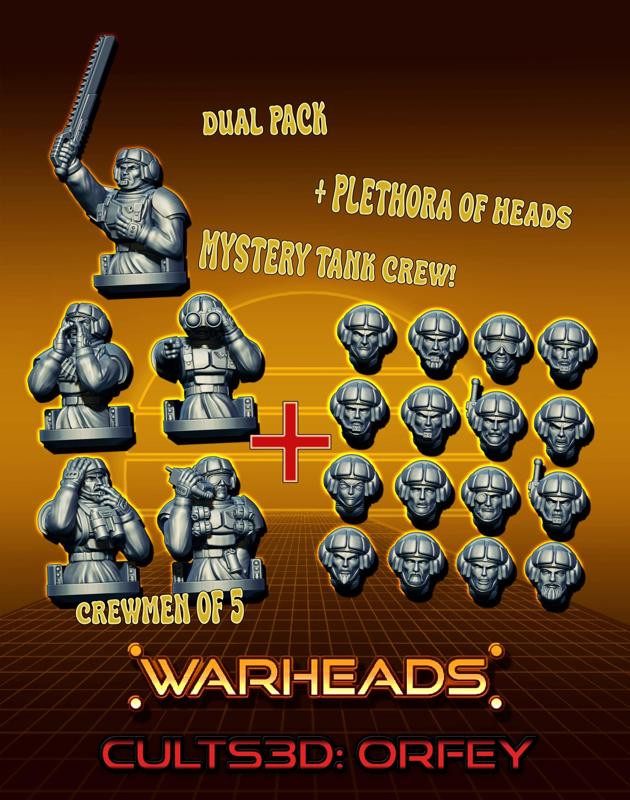 Tank Crew + Bonus Heads Pack! (2 packs in one)
