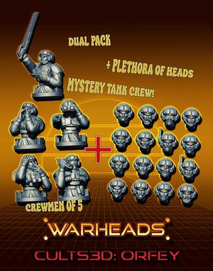 Tank Crew + Bonus Heads Pack! (2 packs in one)