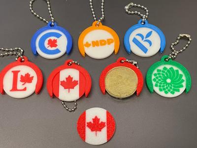 Canada Party Cart Coins - Shop Canadian