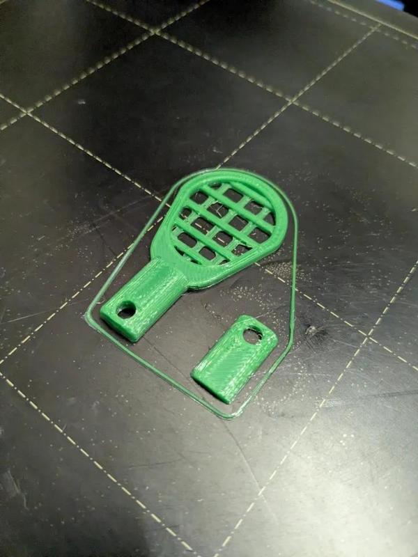 Tennis Schläger Schlüssel Anhänger