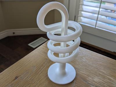 Fidget Toy Spring Loaded BB Run Filament Flexible