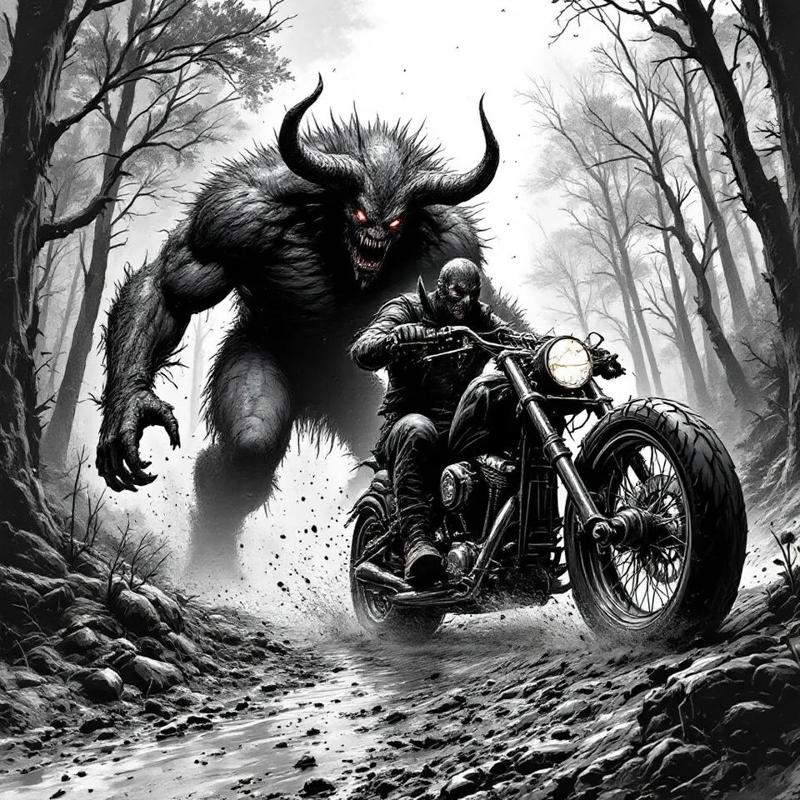 Home Decor Fantasy Ghostrider