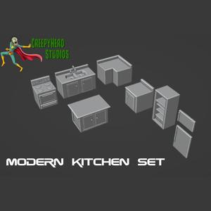 28mm Modern Kitchen Set
