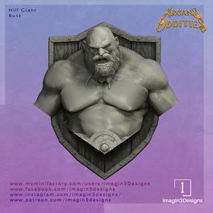 Pre-Supported Hill Giant Bust
