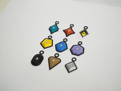 Valorant Rank Buddy Keychains