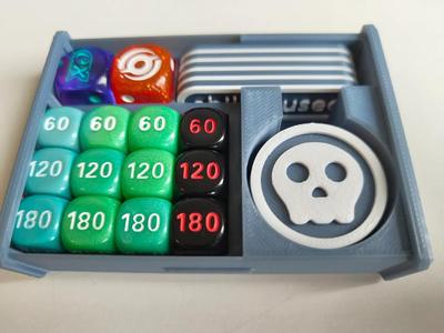 Pokémon tcg dice box and marker   
