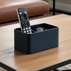 Ribbed Design Remote Control Holder, Remote Caddy   