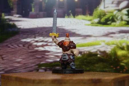 Dwarf Miniature with Greatsword   