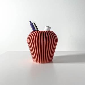 The Taso Pen Holder | Desk Organizer and Pencil Cup Holder | Modern Office and Home Decor