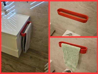 Towel hanger (no drill)
