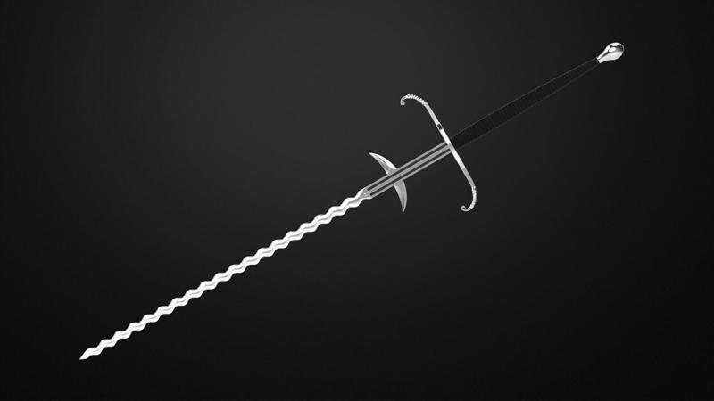 Weapons Encyclopedia 016 Flamberge