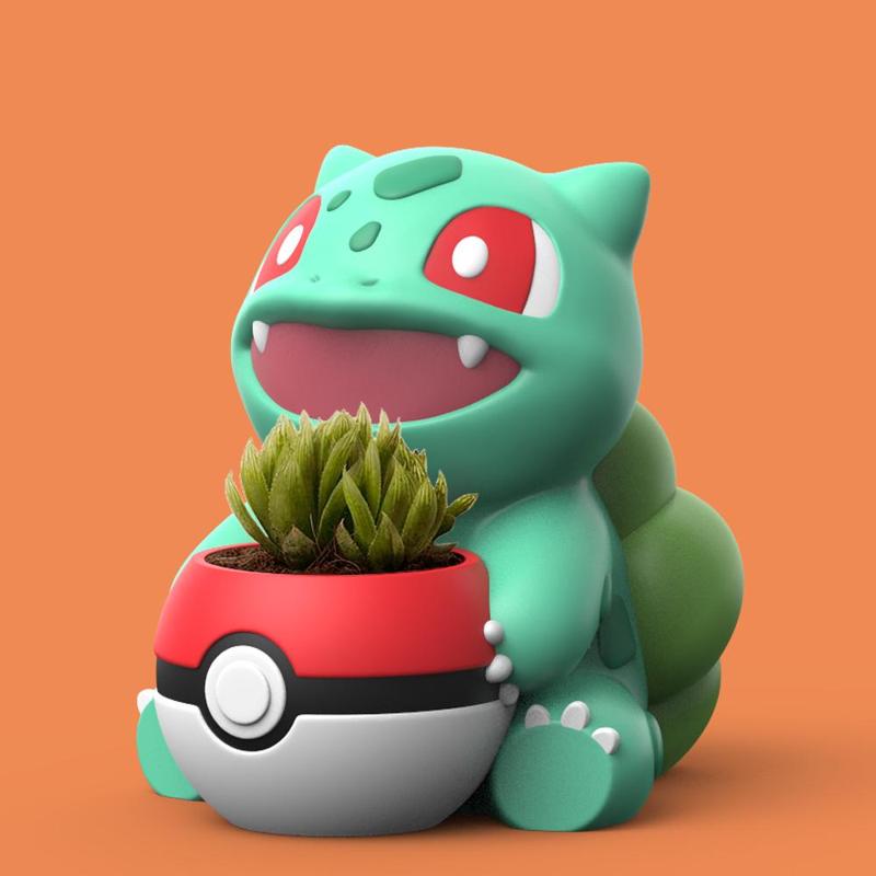 Planters Bulbasaur (Easy Print No Supports)