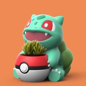 Planters Bulbasaur (Easy Print No Supports)