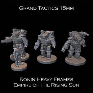 15mm SCI-FI Grand Tactics - Ronin Heavy Frames - Presupported